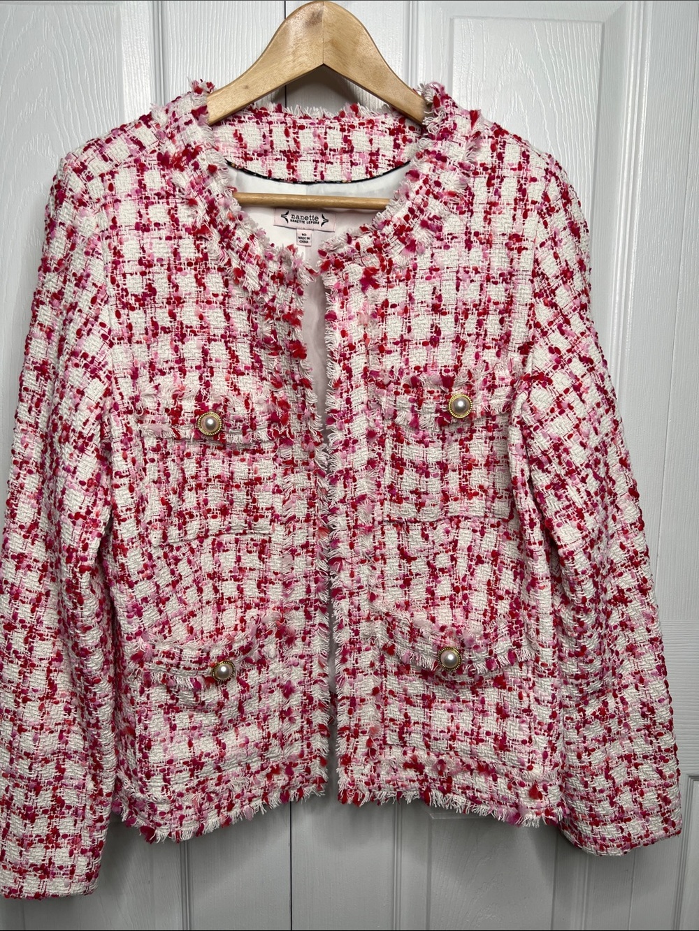 Nanette Nanette Lepore Daslton Boucle Blazer Size 10